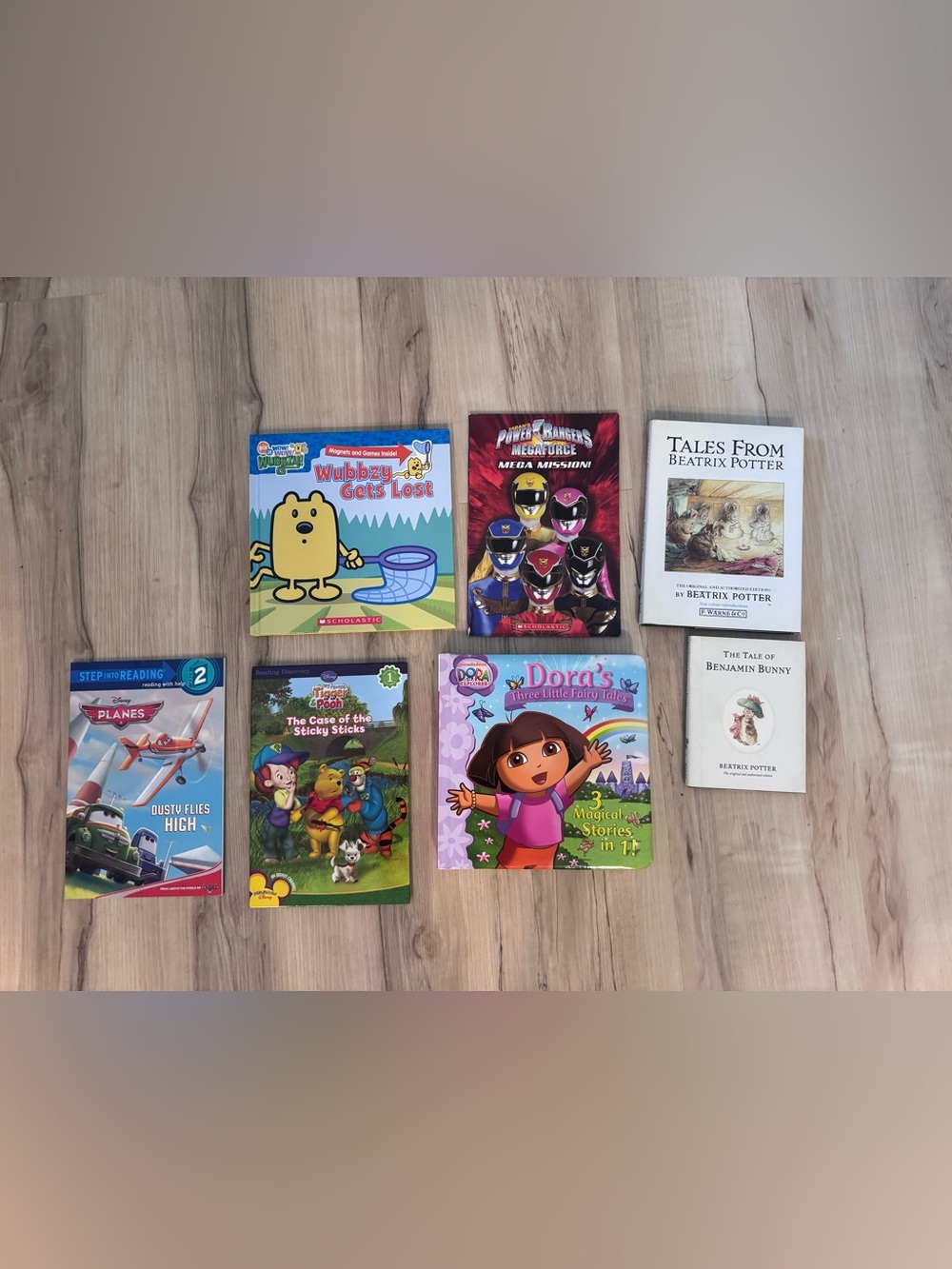 New & Like New Book Bundle Dora Power Rangers Beatrix Potter Kids